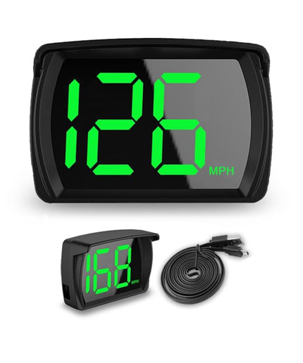 New Speedometer HUD GPS Digital Speed Meter MPH Speed Head Up Display for Cars Trucks, USB Cable Plug & Play